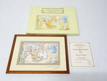 HO-185◆John Ellam ピーターラビット 立体絵画 PETER RABBIT AND FRIENDS LIMITED EDITION 3Dデコパージュ 中古品_画像1