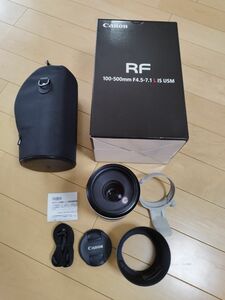 美品　キャノン CANON RF100-500mm F4.5-7.1 L IS USM　フィルター付き