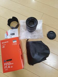 美品　ソニー SONY FE50mm F1.4 ZA SEL50F14Z メーカ保証付き　フィルター付き 