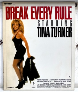 I4034/VHD/ビデオディスク ティナ・ターナー ブレイク・エヴリ・ルール Tina Turner BREAK EVERY RULE