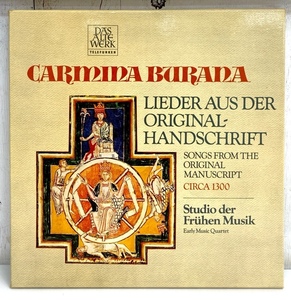 I4007/2LP-BOX/独/Carmina Burana Lieder Aus Der Original-Handschrift Studio Der Frhen Musik 6.35319