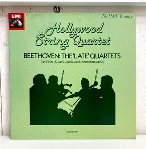 I4009/4LP-BOX/英HMV/Hollywood String Quartet Beethoven The Late Quarrtets 141-86 589