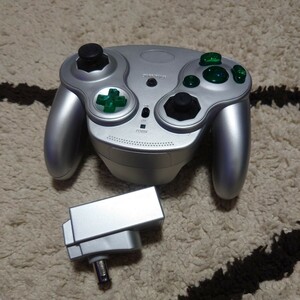  Game Cube wireless controller silver custom goods wave bird manner GC