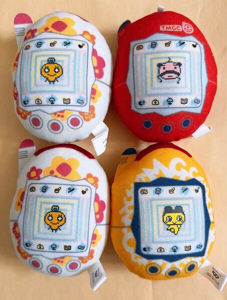 【新品・未使用品】☆4点セット☆ たまごっち 祝ケータイかいツー たまごっちプラス ちびるっくぬい おやじっち めめっち まめっち