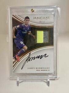 【50枚限定】 2017 Panini Immaculate James Rodriguez ハメス・ロドリゲス 直書きサイン autograph レアル・マドリード