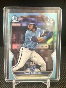 2023 Topps Bowman Draft AQUA Refractor Blake Mitchell 1st Bowman RC ルーキー