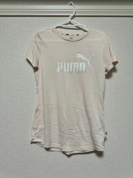 PUMA プーマ Tシャツ 半袖Tシャツ 薄ピンク