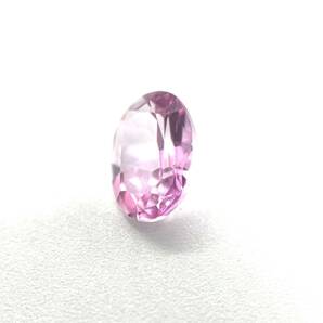 天然トパーズ ピンク ルース 1.914ct ソーティング付き 約7.0×9.0×4.2mm 裸石 外し石 大粒 宝石 ジュエリー jewelry pink topaz の画像4