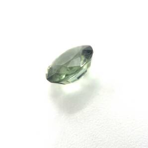 天然グリーントルマリン ルース 1.086ct ソーティング付き 約5.9×7.2×3.7mm 裸石 外し石 大粒 宝石 ジュエリー jewelry green tourmalineの画像4