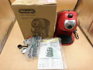 Y5-387 ★現状品★DeLonghi エスプレッソ・カプチーノメーカー レッド EC200N-R★