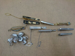 Y5-529 accessory necktie pin Burhberrys K14WG etc. 