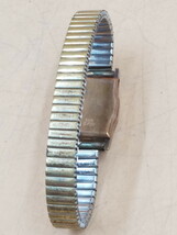 Y5-462　DEN-RO デンロ スクエア 17石 0.750/18K刻印 手巻き レディース腕時計_画像5