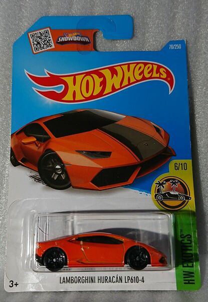 【匿名配送】ホットウィール ランボルギーニ ウラカン hotwheels LAMBORGHINI LP610-4 【送料込】