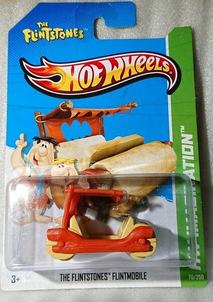 【匿名配送】hotwheels the FLINTSTONES FLINTMOBILE ホットウィール フリントストーン【送料込】