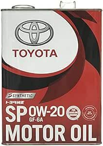 TOYOTA純正モーターオイル SP 0W-20 4L 08880-1320