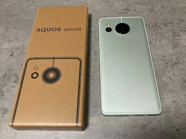 AQUOS アクオス sense8 SH-M26 ペールグリーン simフリー