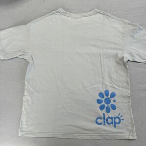 clap クラップ 女性 Ｍサイズ ノースリーブ ドルマン Tシャツ エアロビクス ダンス ズンバ ヨガ ランニング 匿名送付の画像4