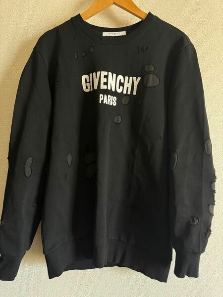 GIVENCHY ジバンシィ デストロイ ロゴ スウェット