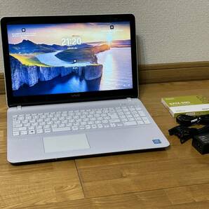 新品Ssd256g 5年保証 / 15.5型ノートパソコン SONY Vaio 白 使用感少★中古動作品 8Gメモリ 無線 Win11 home Office2021 即使用可！