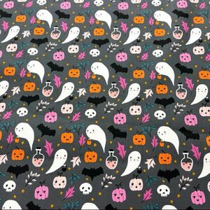 生地 ハロウィン COTTON＋STEEL 綿プリント パンプキン