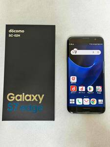 ★中古美品!!GALAXY S7 EDGE SC-02H 32GB BLACK ONYX SIMフリー!!★