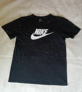 海外古着　THE　NIKE　TEE デカロゴ★星柄　ティシャツ　Mサイズ　BLACK　ユニセックス