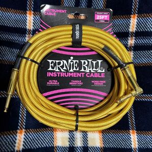 ERNIE BALL GUITAR/BASS CABLE 25FT(7.62m)