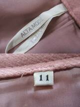 my Robe スーツ 11 ピンク ジャケット スカート ウール(B77)_画像9