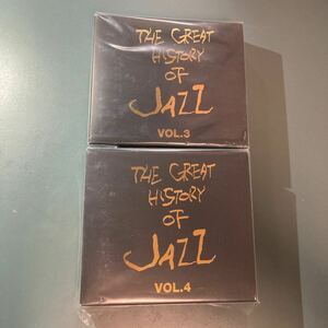 【CD BOX】THE GREAT HISTORY OF JAZZ VOL.3＋VOL.4 2セットまとめて