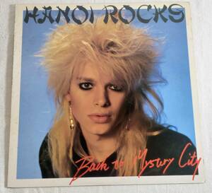  HANOI ROCKS/BACK TO MYSTERY CITY/ハノイ ロックス /ミステリーシティー 日本盤 LP Record レコード