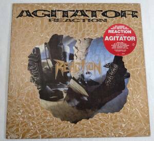 REACTION/AGITATOR/リアクション ジャパメタ ヘビーメタル Heavy Metal Rock 日本盤 LP Record レコード