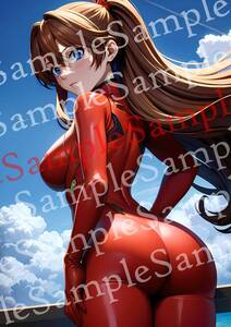 AN-193m 新世紀エヴァンゲリオン アスカ・ラングレー A4 ポスター 同人 オリジナル アニメ anime 高品質 イラストアート グラビア 美少女