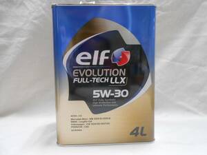 elf エルフ EVO FULL-TECH LLX 5W30　４Ｌ