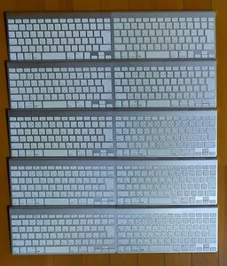 4687 10個まとめて Apple純正 Wireless Keyboard Bluetooth ワイヤレスキーボード A1314