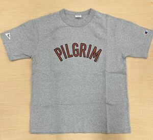 Pilgrim × Champion コラボ Tシャツ 半袖 College Crew グレー 試着のみ！