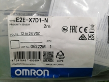 未使用 omron オムロン 制御機器 コード引き出しタイプ E2E-X7D1-N 2m 5m 2個セット_画像2