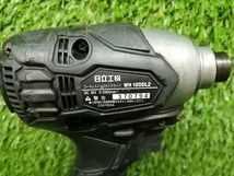 中古 HITACHI 日立工機 18V コードレス インパクトドライバ バッテリー2個 + 充電器 WH18DDL2 LYCK_画像4