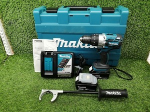 中古 makita マキタ 18V 充電式 ドライバドリル バッテリー2個 + 充電器 DF481DRGX