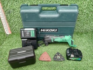 中古 HiKOKI ハイコーキ 18V コードレス マルチツール バッテリー + 充電器 CV18DBLLXPK