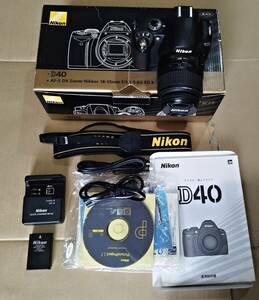 Nikon D40 NIKKOR ED18-55mm レンズキット　バッテリーグリップ