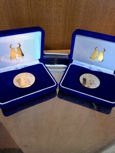 1989年姫路市制100周年記念メダル2個セット　 記念メダルコイン　