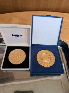 財団法人民音音楽教会15周年記念　民音メダル合計2個セット 記念メダル メダル 記念品 コイン 民音