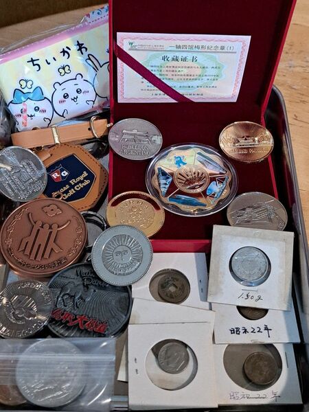 5月20日おかたずけ　いろんなメダルコインまとめEXPO70。EXPO2010 アメリカ 記念メダル　 硬貨 コレクション