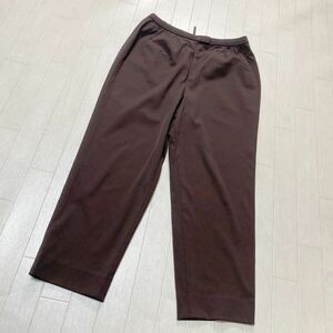 3927* ⑥ Leilian Leilian bottoms pants wide pants casual pants lady's 13+ Brown 