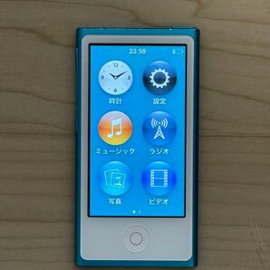 iPod nano7 ブルー