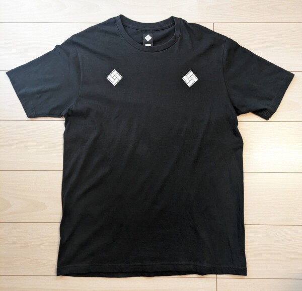 KAKOI Tシャツ L IGNITION MAN(Swagger SHAKKAZOMBIE スワッガー シャカゾンビ) ヒデボウイ USED 黒 ブラック 家紋