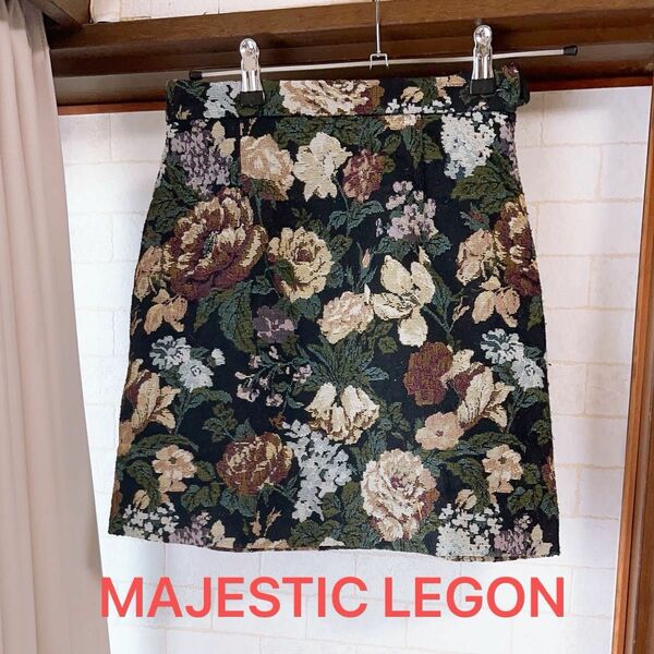 MAJESTIC LEGON レトロフラワースカート