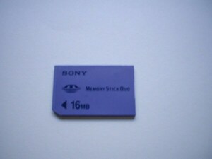 SONY メモリースティック Duo 16MB