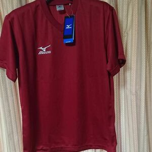 MIZUNOメンズドライワンポイントVネックTシャツ