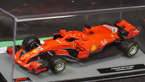 ●101　フェラーリ SF71H 〈セバスチャン・ベッテル〉2018　F1マシンコレクション1/43デアゴスティーニ 模型のみ